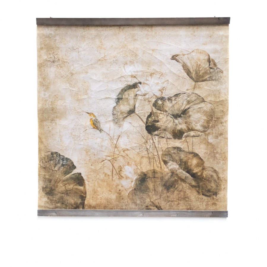 NENUFARES & COLIBRIS (120x120cm) NENUFARES & COLIBRIS (120x120cm)